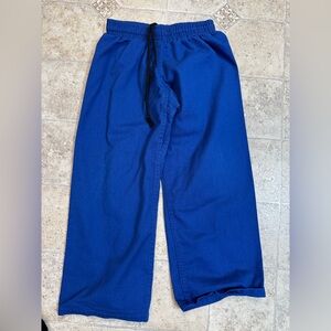 Unisex Youth Boy Girl Blue Karate Pants Size 0 Martial Arts Active Wear